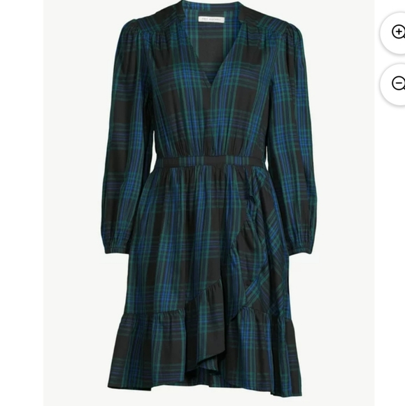 Free Assembly Vneck Ruffled Mini Dress XXL - Picture 2 of 4